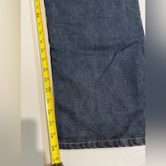 Woolrich Jeans Womens Black Flannel Lined indigo Blue Jeans 14 winter - Picture 8 of 8